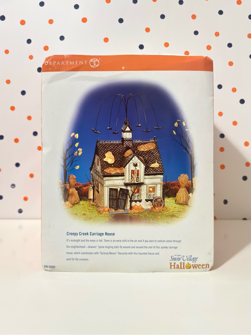 Department 56 Creepy Creek Carriage House ~ Retired